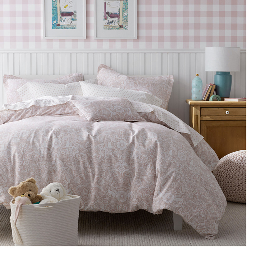 Ditsy Gingham Wallpaper - Pink,Ditsy Gingham Pink