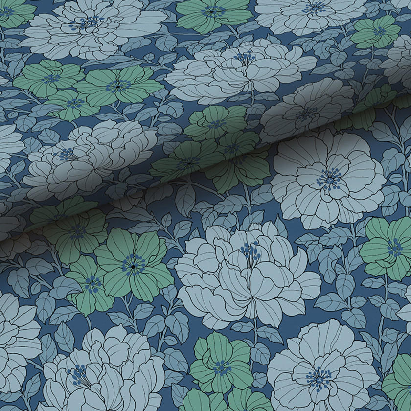 Large Blooms Wallpaper