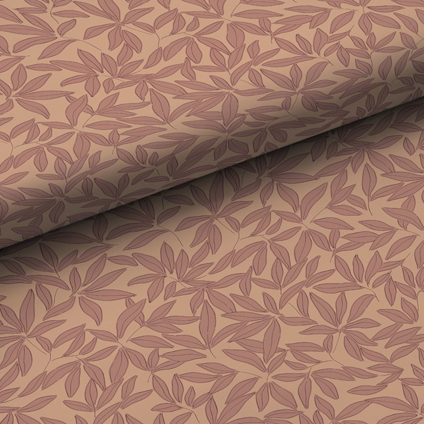 Scattered Leaf Wallpaper