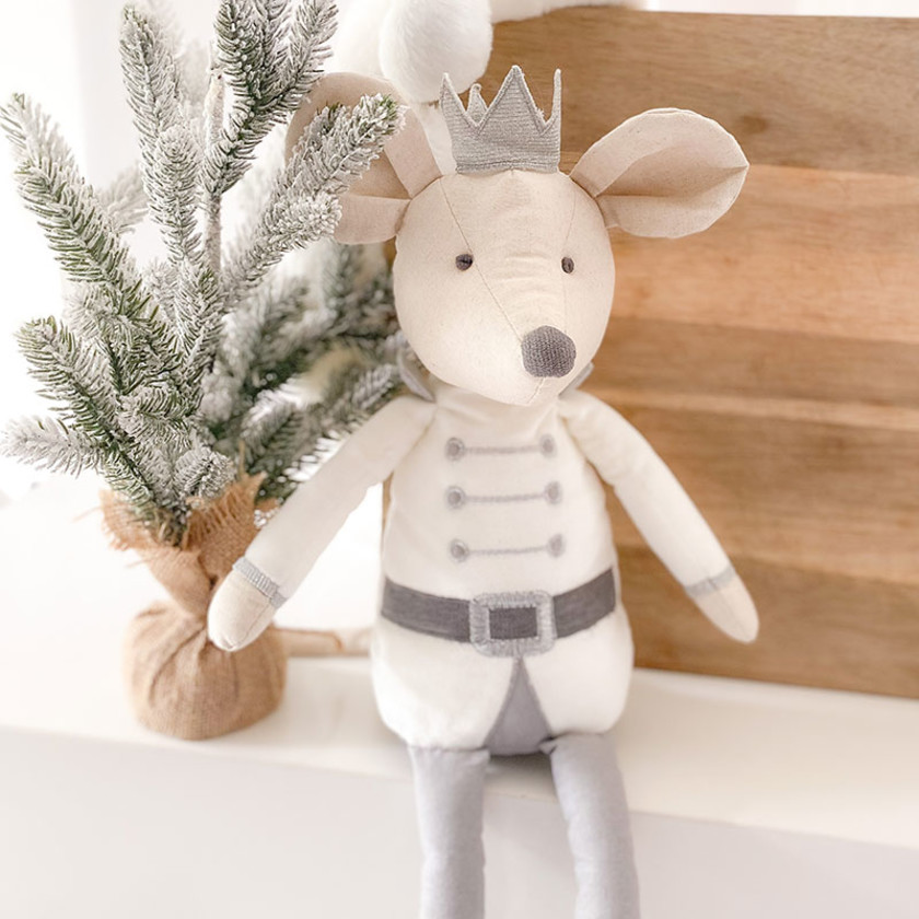 King Mouse Plush Toy - Snowy White