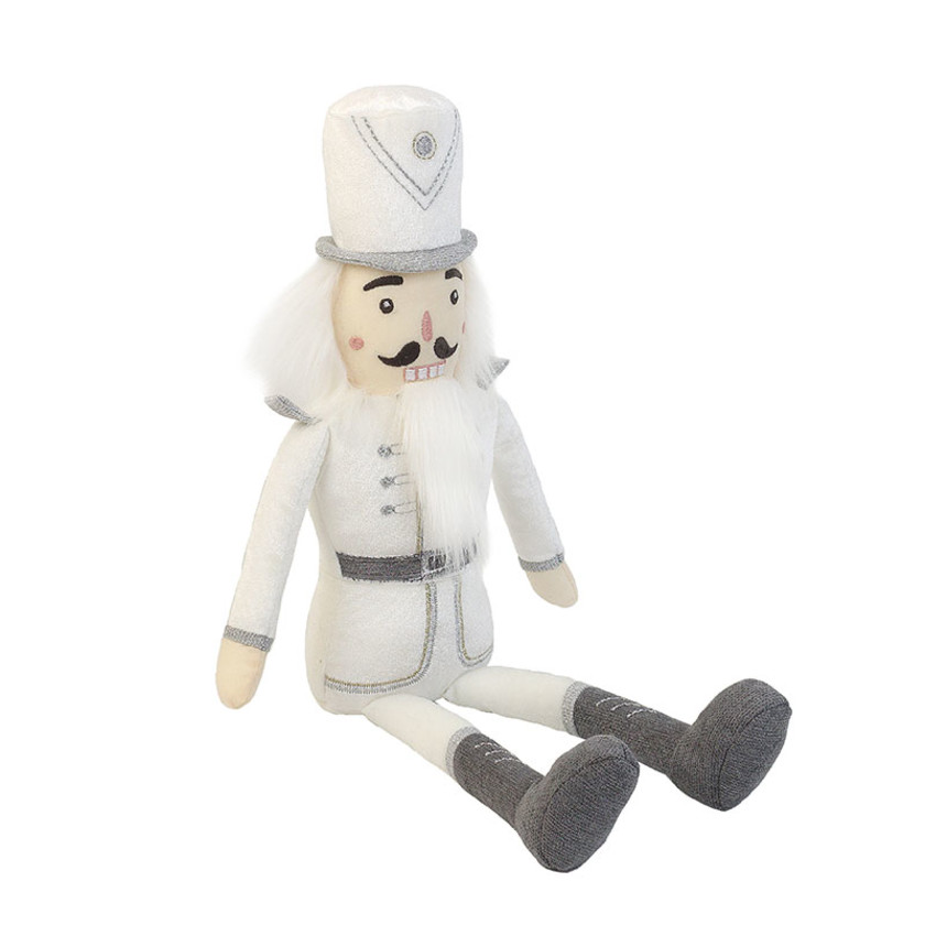 Nutcracker Plush Toy - Winter White