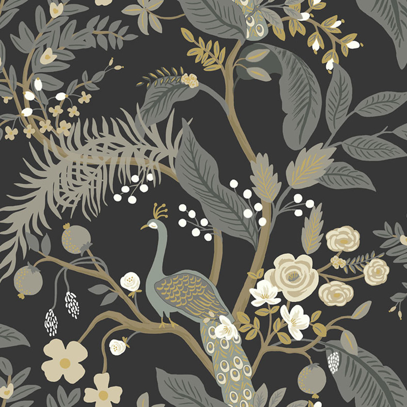 Peacock Traditional Wallpaper