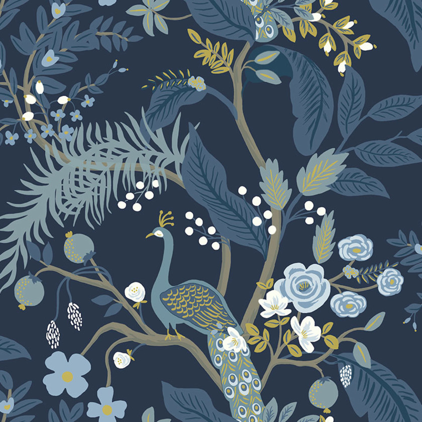Peacock Traditional Wallpaper