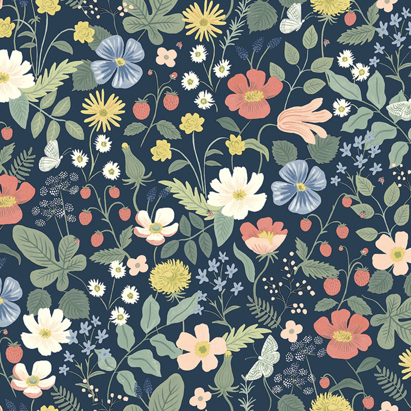 Strawberry Fields Traditional Wallpaper