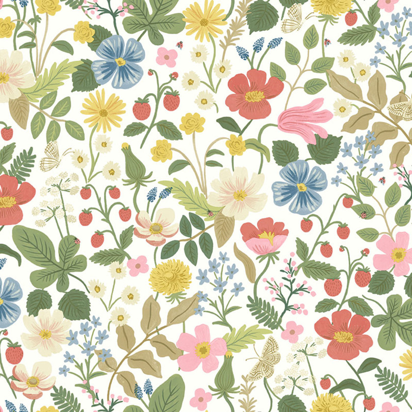 Strawberry Fields Traditional Wallpaper