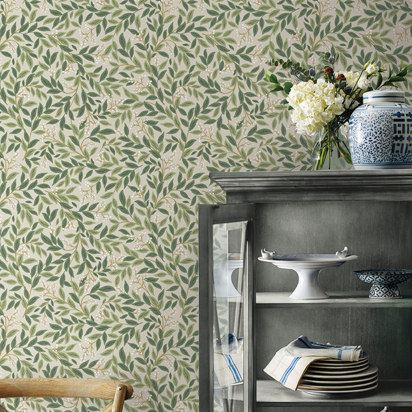 Willowberry Removable Wallpaper - Linen, Swatch,Linen