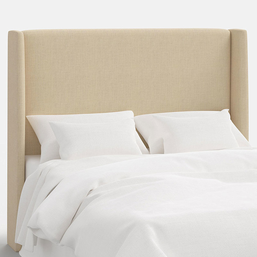 Gramercy Textured Linen Headboard,Oatmeal