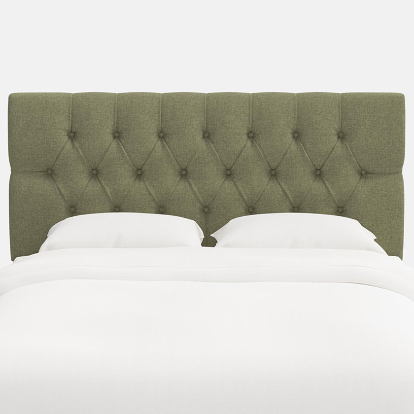 Park Tufted Textured Linen Headboard
