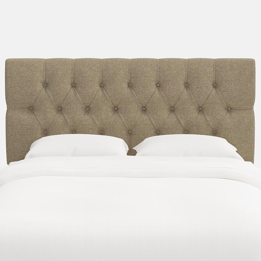 Park Tufted Textured Linen Headboard