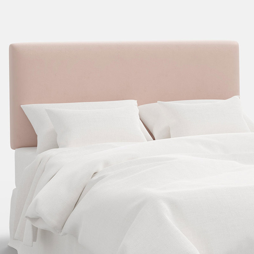 Tribeca Velvet Headboard - Blush,Blush