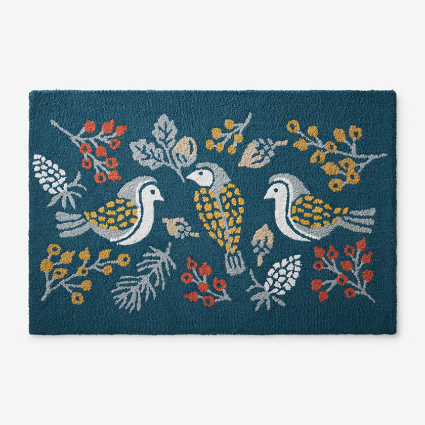 Fall Hand Hooked Indoor/Outdoor Rug