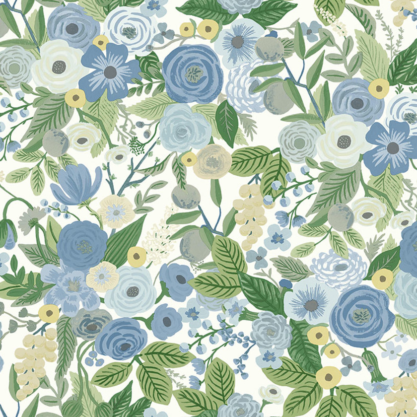 Multi Garden Party Removable Wallpaper