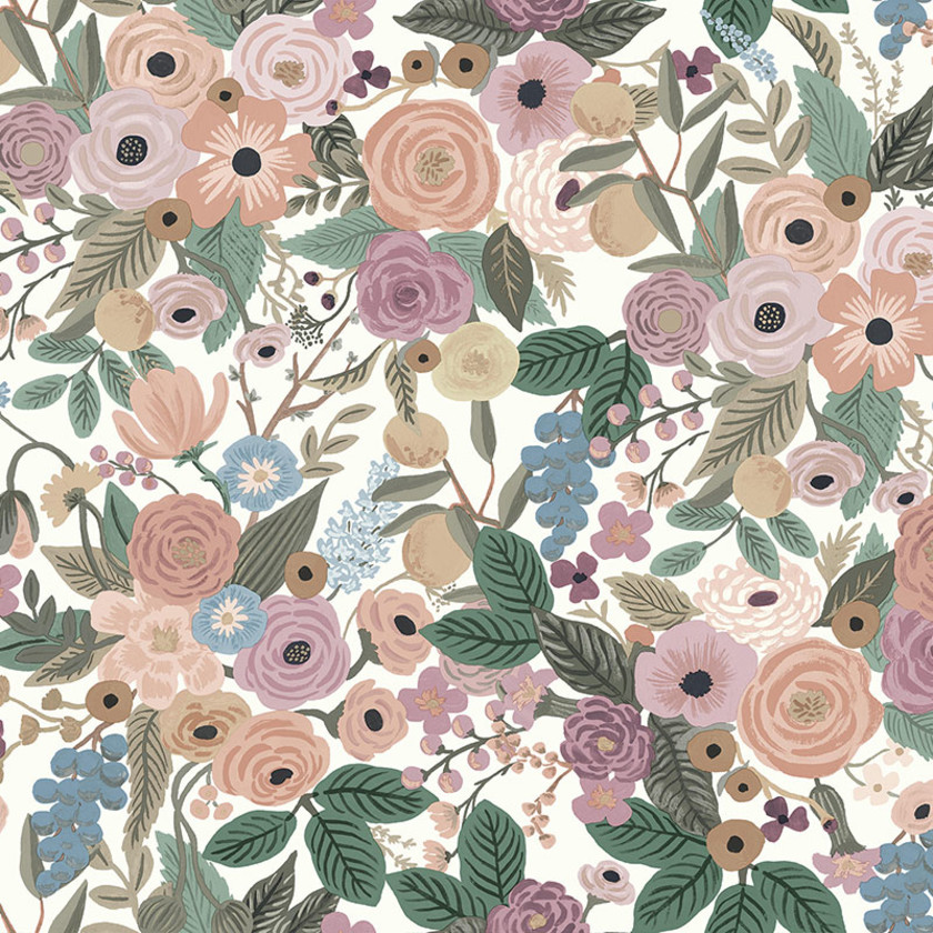 Multi Garden Party Removable Wallpaper