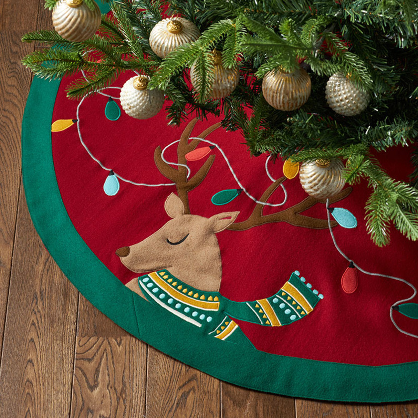 Holiday Felt Tree Skirt