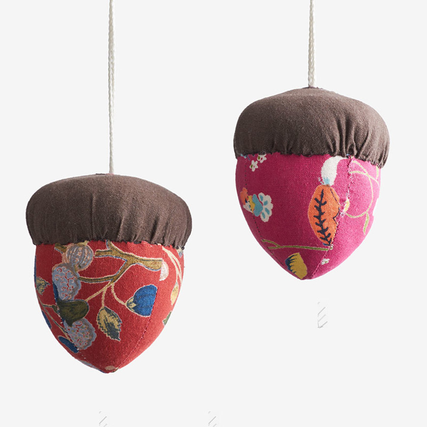 Quilted Ornaments, Set of 2