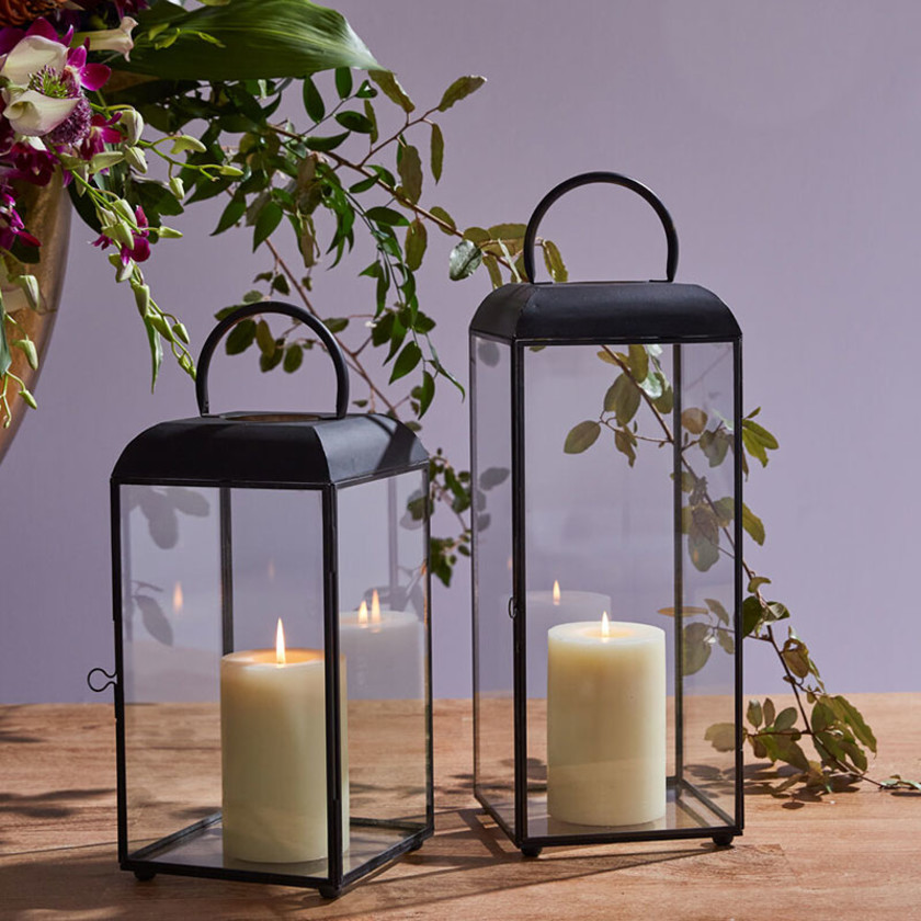 Black Framed Lantern
