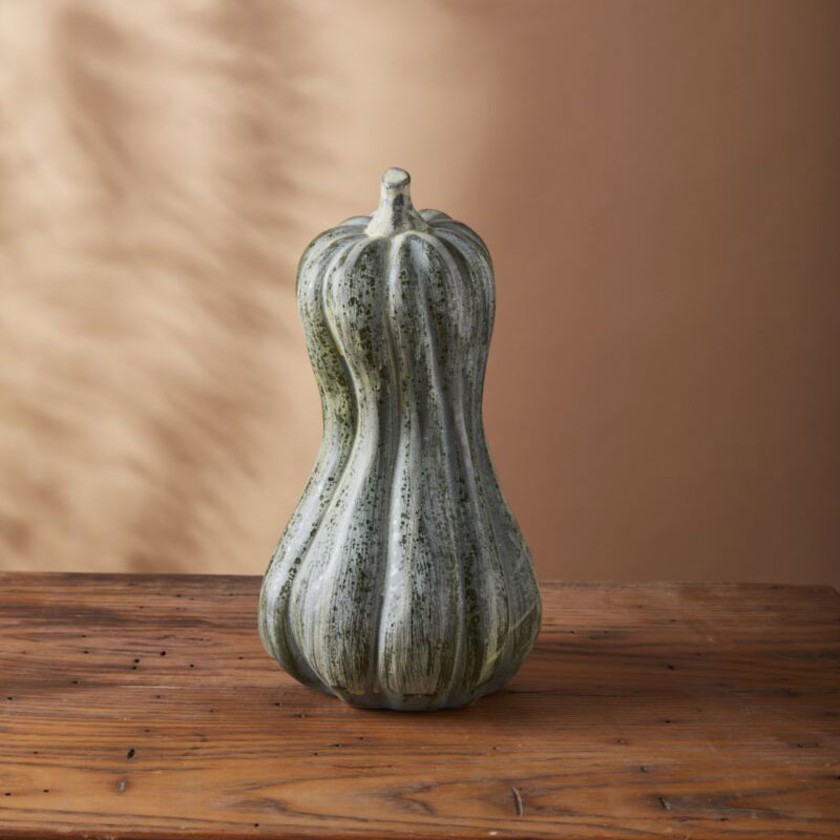 Fall Bounty Ceramic Figurine - Large Gourd