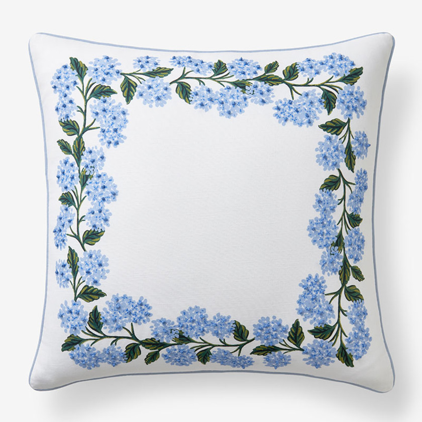 Hydrangea Decorative Square Pillow Cover