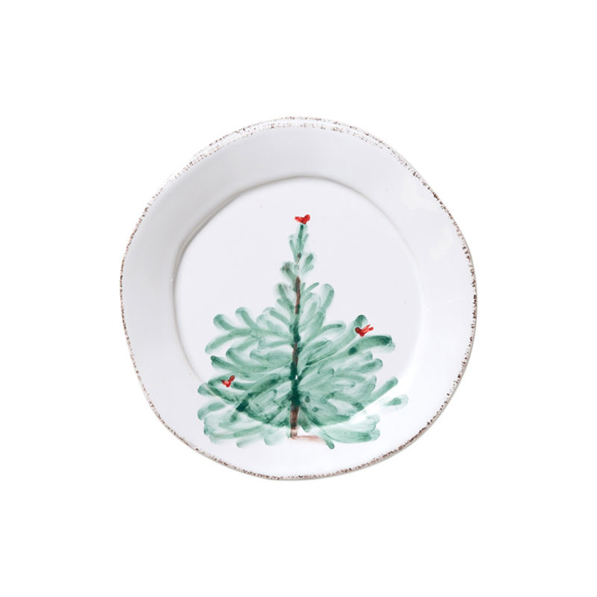 Lastra Holiday Stoneware Canape Plate