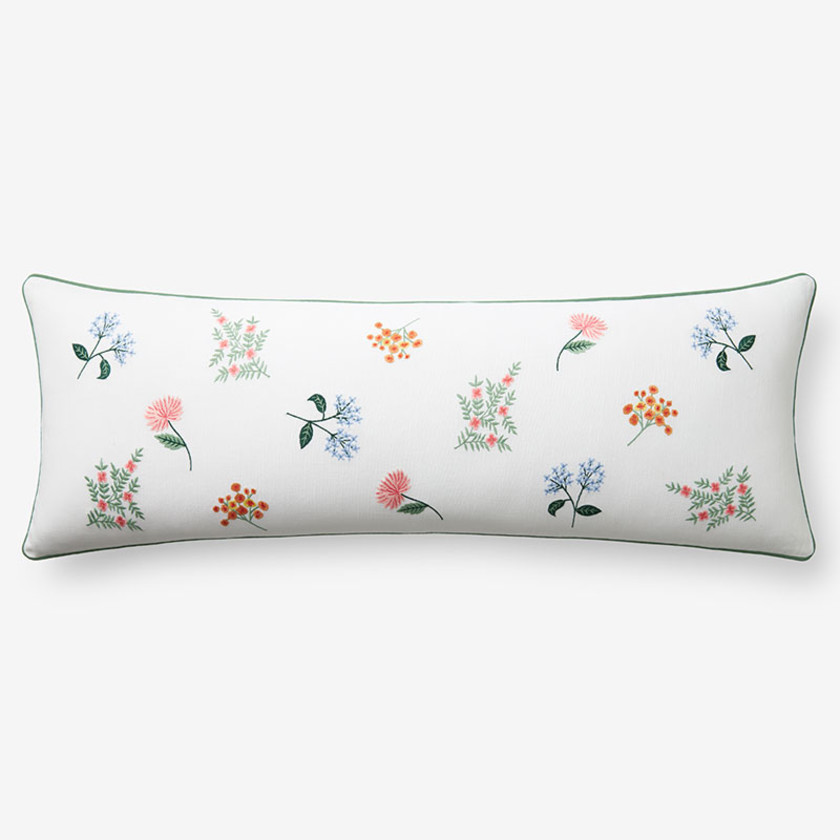 Dahlia Decorative Lumbar Pillow Cover