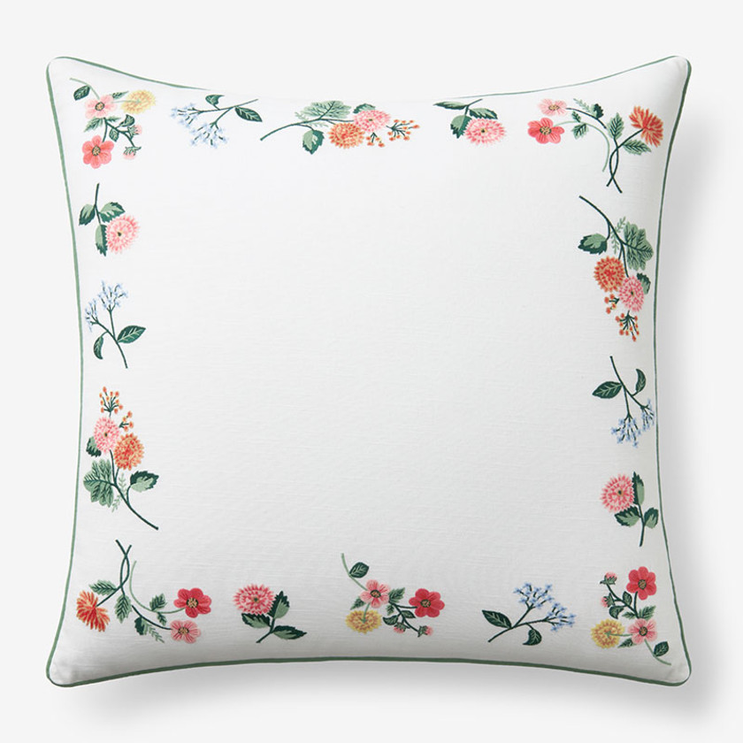 Dahlia Decorative Square Pillow Cover