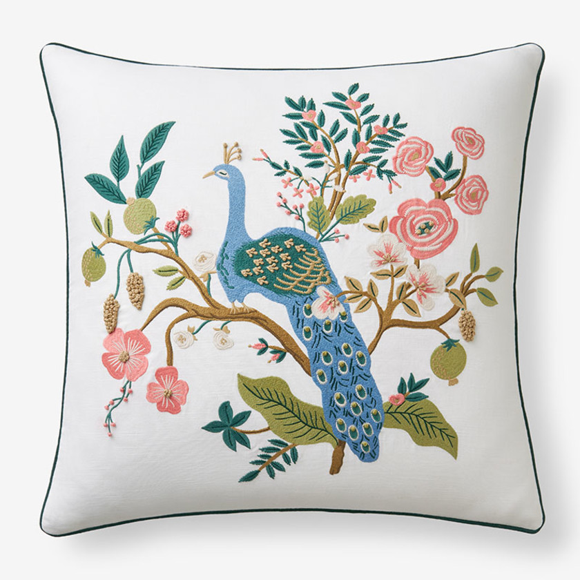 Peacock Decorative Square Pillow Cover