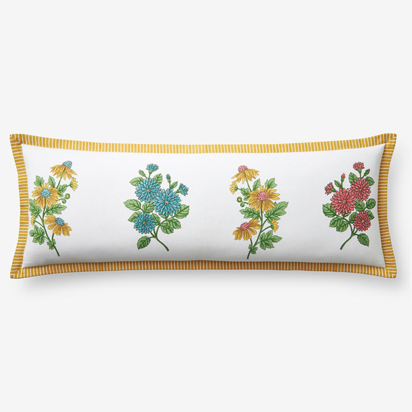 Lily Garden Decorative Lumbar Pillow Cover
