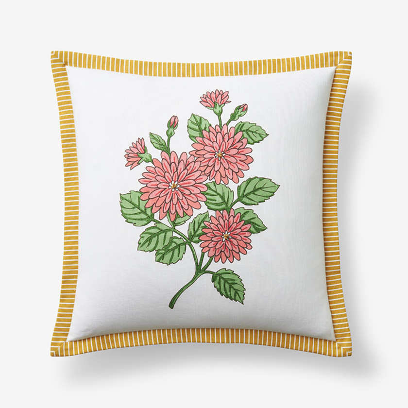Lily Garden Decorative Square Pillow Cover