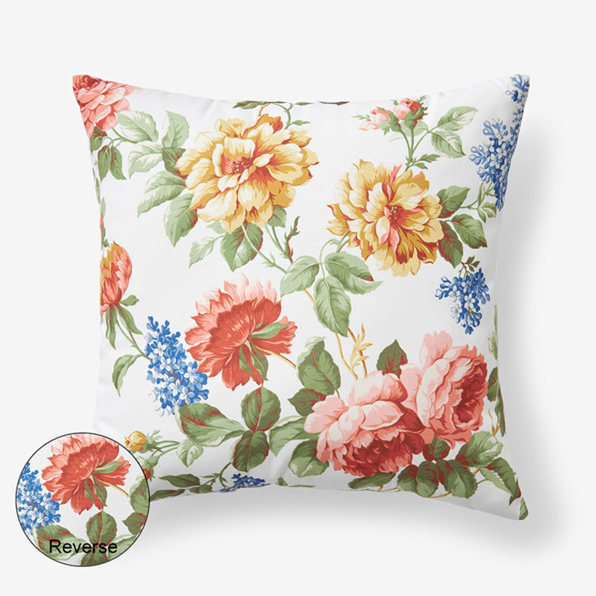 Outdoor Printed Reversible Decorative Square Pillow