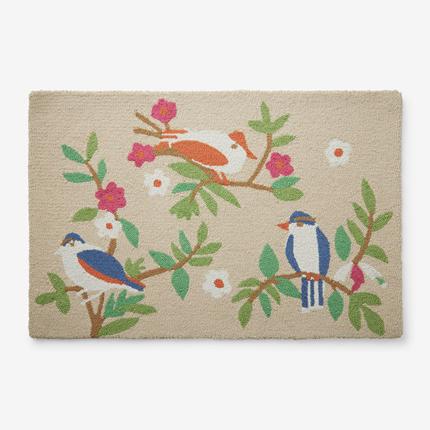 Hand-Hooked Indoor/Outdoor Rug