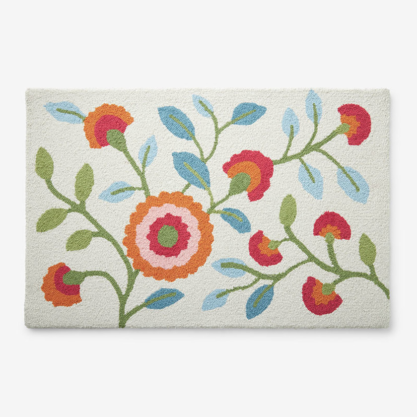 Hand-Hooked Indoor/Outdoor Rug