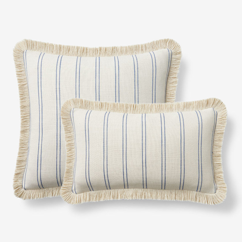 Yarn-Dyed Stripe Decorative Pillow Cover