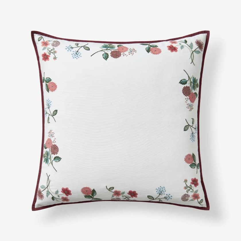Dahlia Decorative Square Pillow Cover