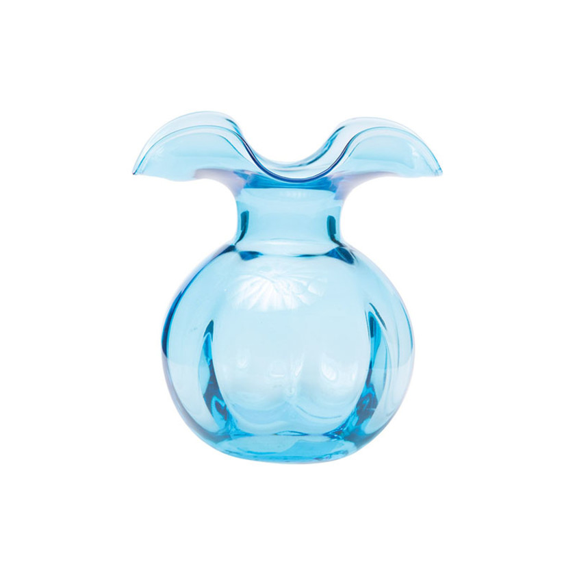Hibiscus Glass Bud & Fluted Vases