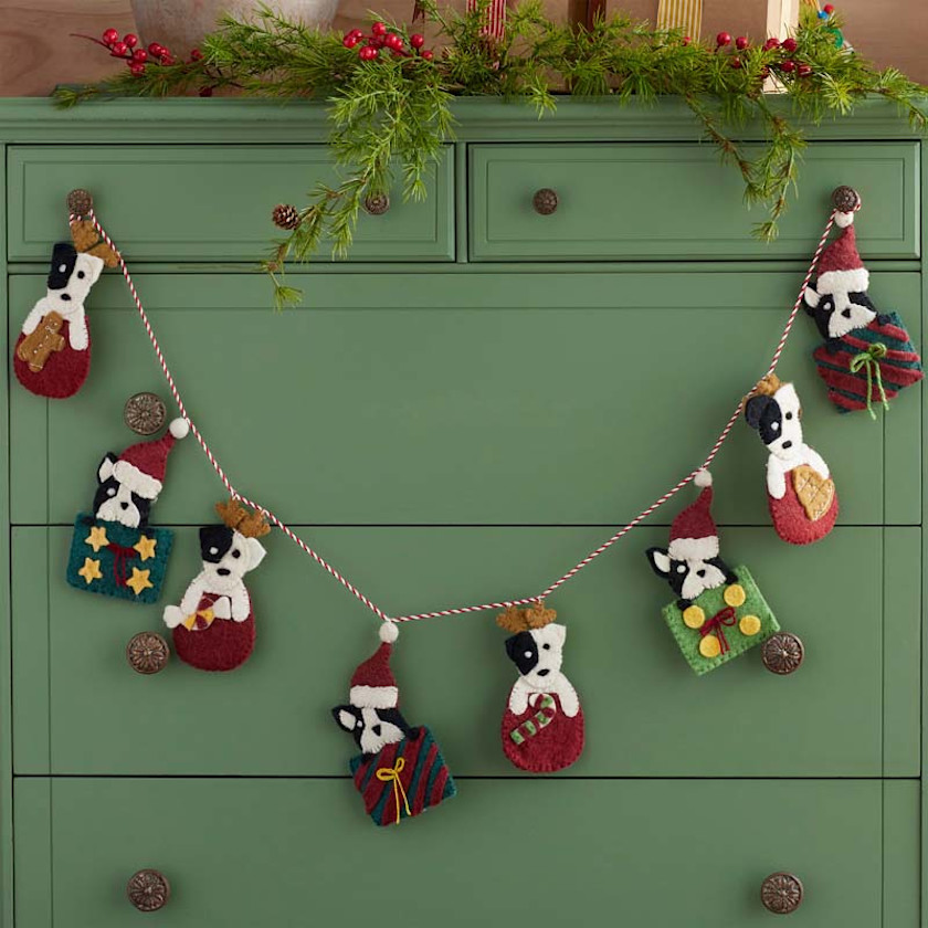 Holiday Felt Bunting - Dogs,Dogs
