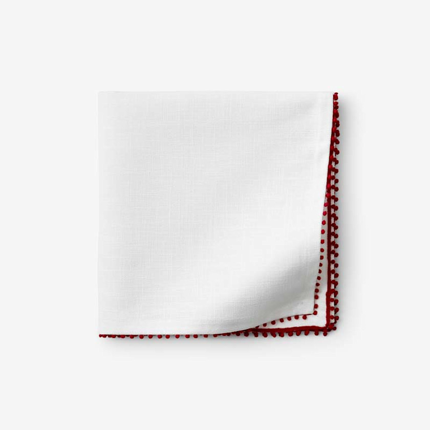 Pom Fringe Napkins, Set of 4