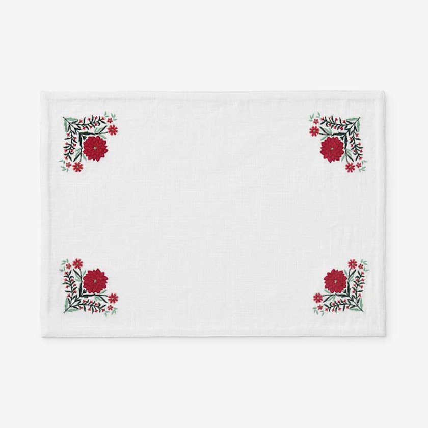 Embroidered Novelty Placemats, Set of 4