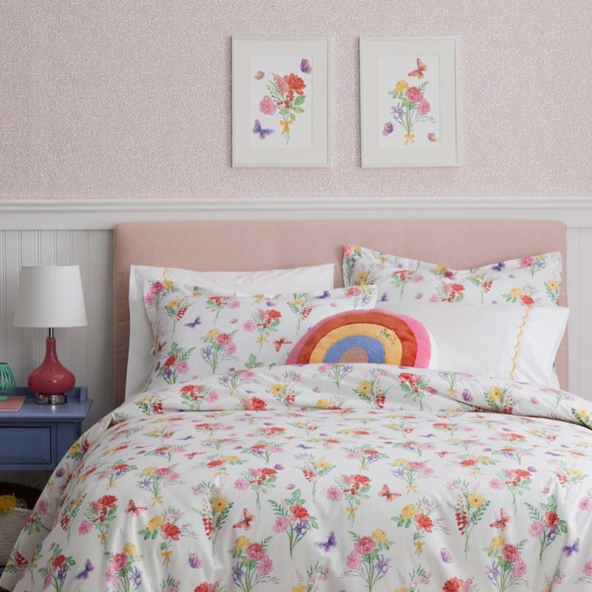 Company Kids™ Butterflies & Flowers Wall Art - Pink,Pink