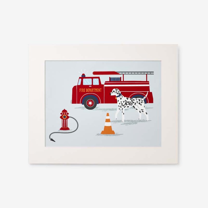 Company Kids™ Fire Station Wall Art