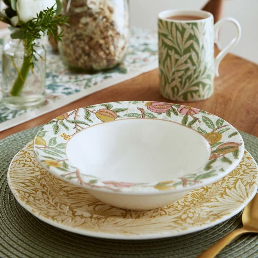 Standen Cereal Bowl, Set of 4 - IvoryGreen,Ivory Green