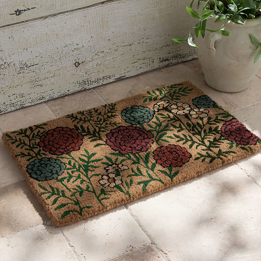 Autumn Coir Door Mat,Flower