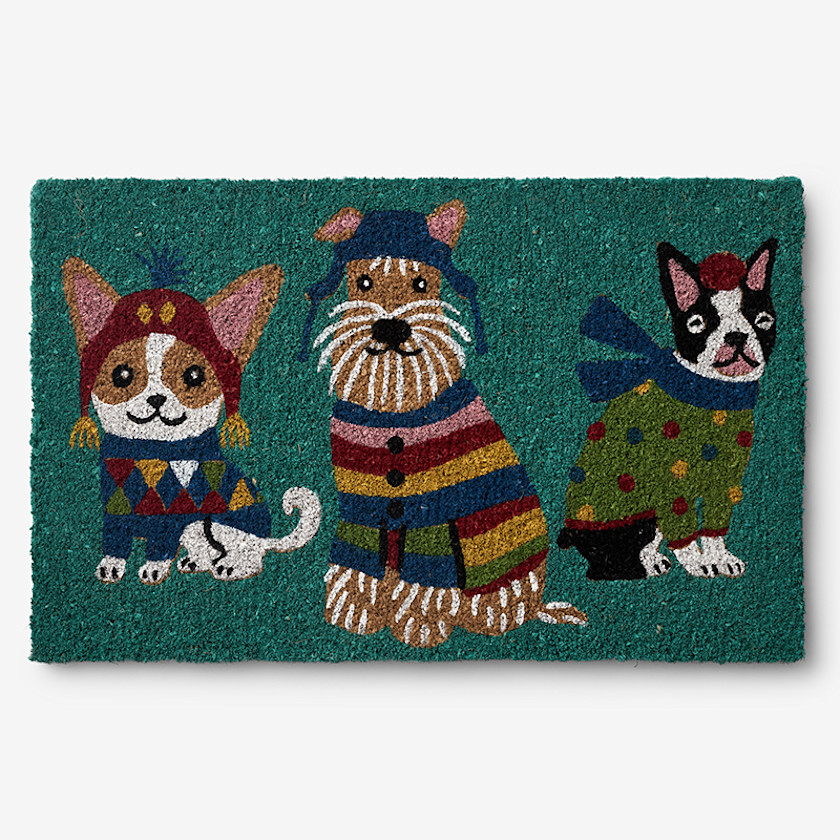 Holiday Coir Door Mat