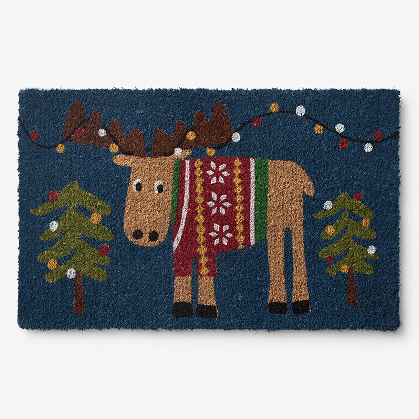 Holiday Coir Door Mat