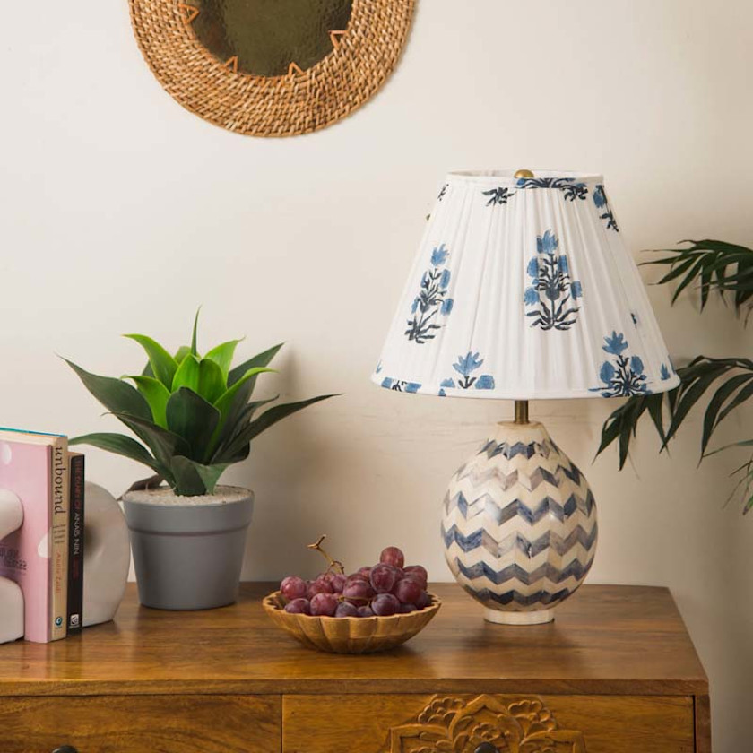 Handmade Mela Lamp Shade - White,White