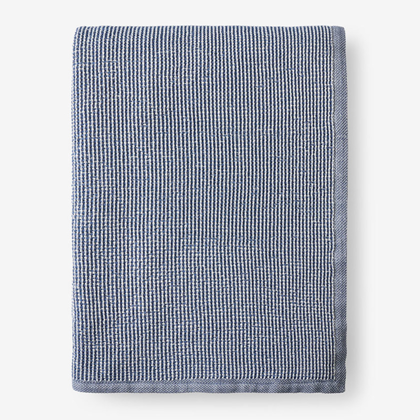 Stonewashed Jacquard Woven Ellington Blanket The Company Store