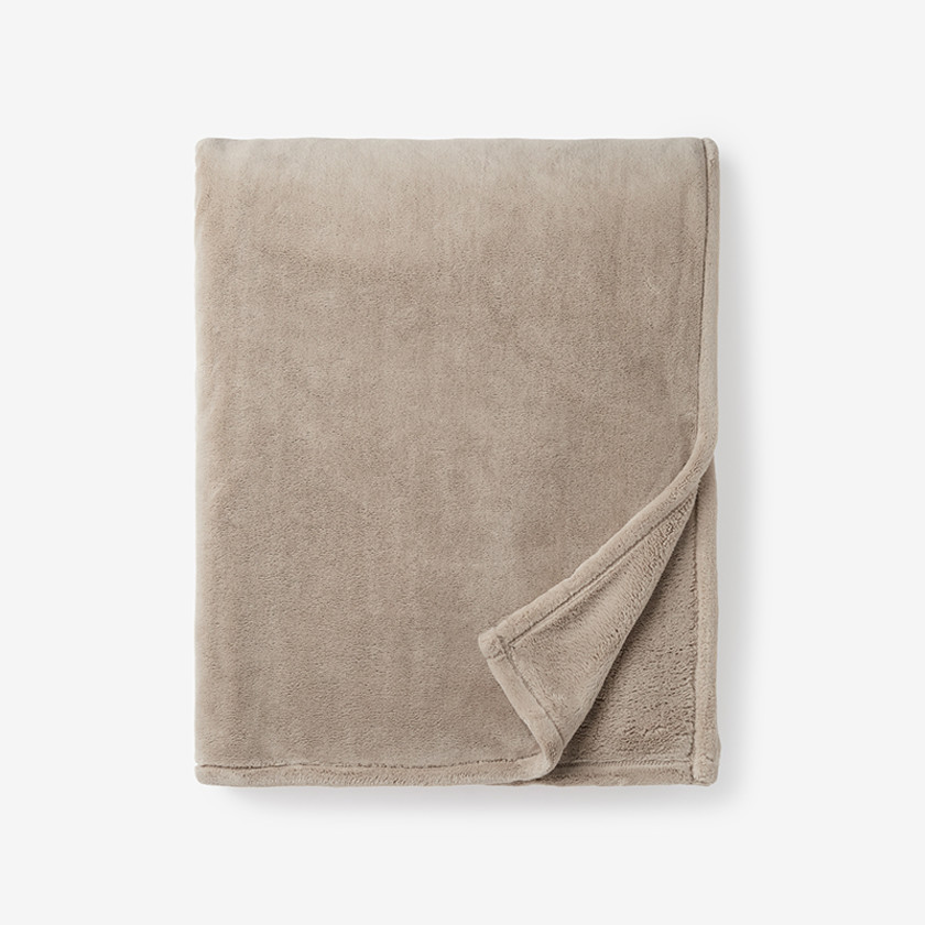 Company Plush Microfleece Throw The Company Store
