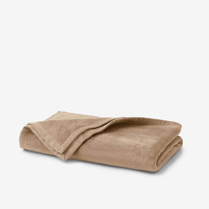 Cotton Fleece Blanket Throw Suede