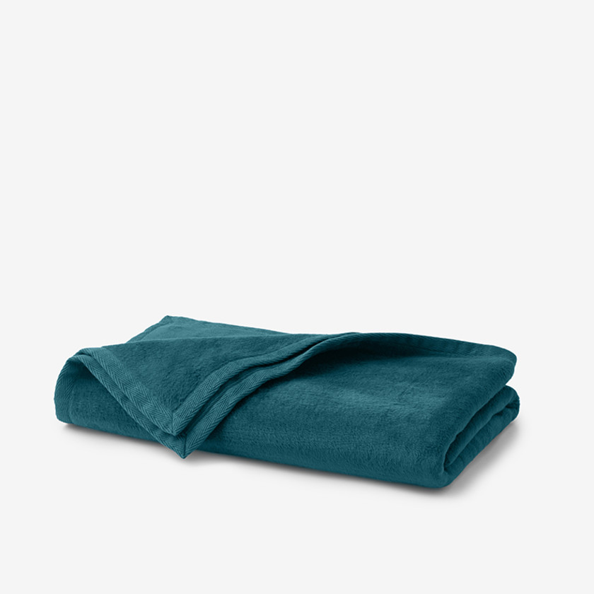 Cotton Fleece Throw Blanket