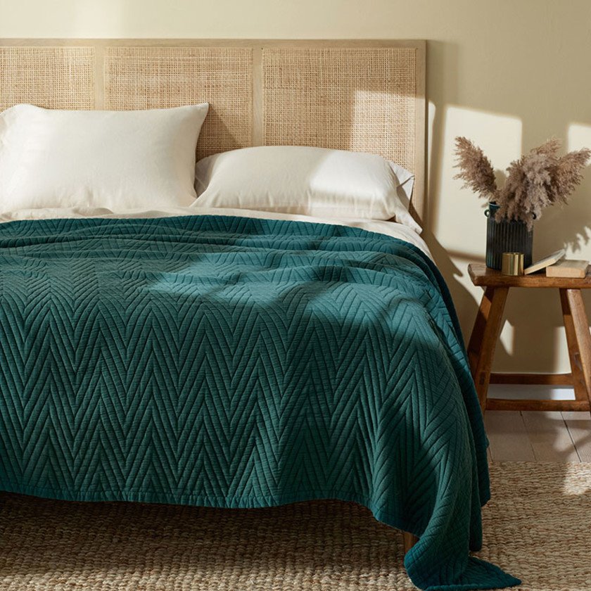 Somerset Blanket - Dark Green, Twin,Dark Green