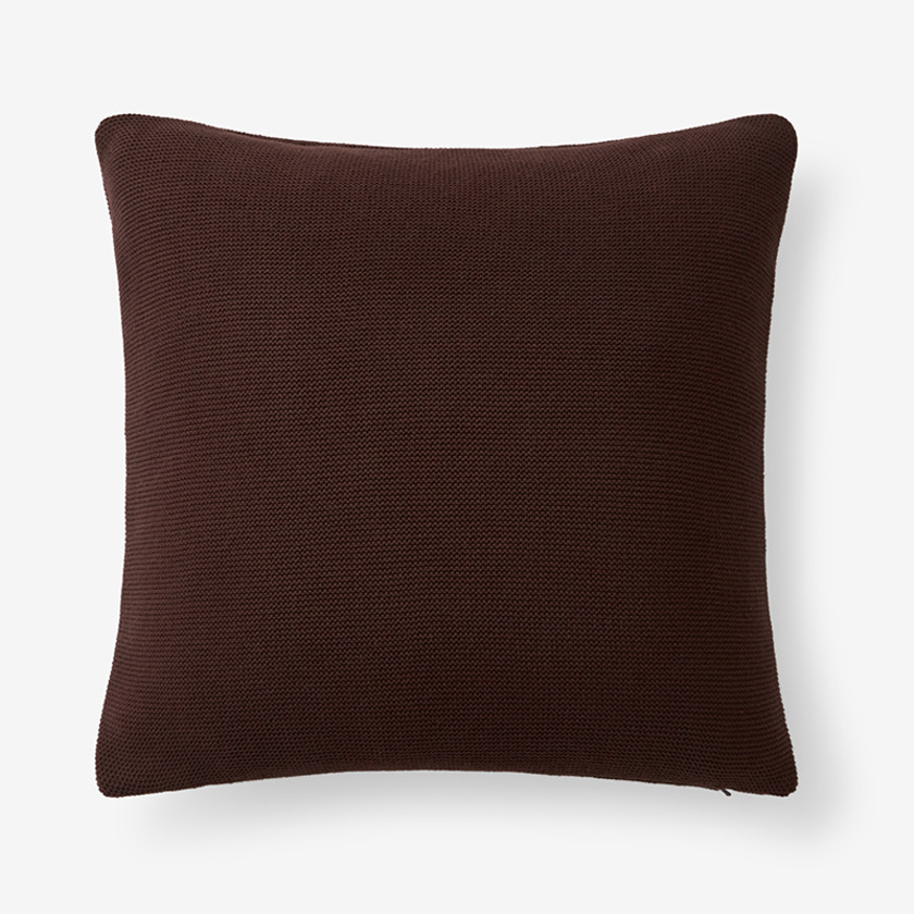 Classic All Season Breathable Cotton Knit Decorative Pillow Cover